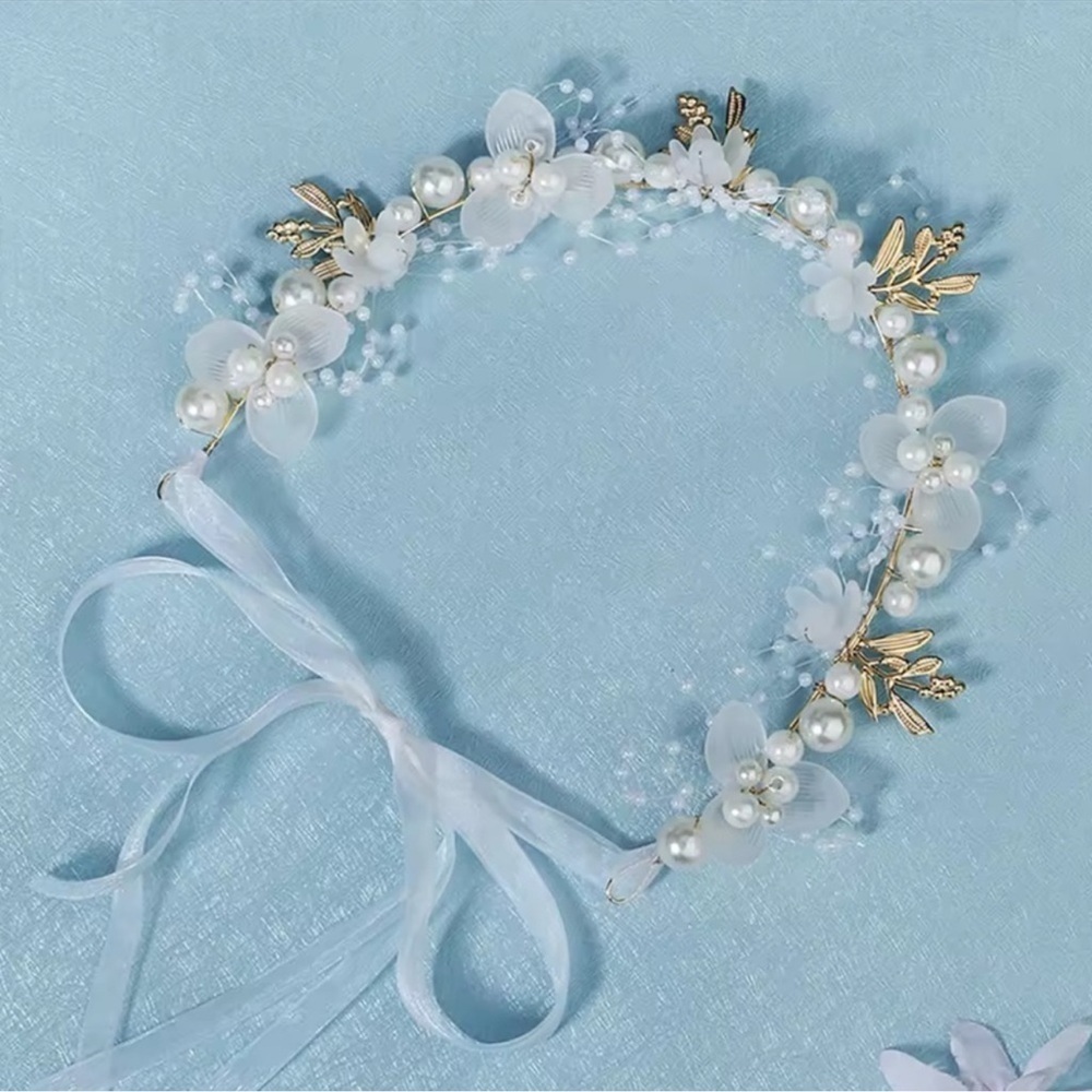 Pearl Floral Headband - Picture 1 of 5